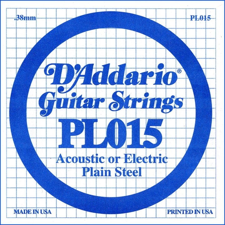 D'addario - PL015 - Electric Guitar String | Z-Bombilla