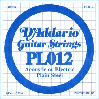 D'addario - PL012 - Electric Guitar String | Z-Bombilla