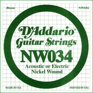 D'addario - NW034 - Electric Guitar String | Z-Bombilla