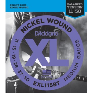 D'addario - EXL115BT BALANCED TENSION MEDIUM [11-50] - Electric Guitar String | Z-Bombilla