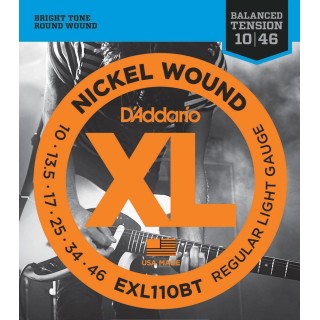 D'addario - EXL110BT BALANCED TENSION REGULAR LIGHT [10-46] - Electric Guitar String | Z-Bombilla