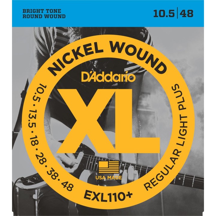 D'addario - EXL110+ REGULAR LIGHT PLUS [10.5-48] - Electric Guitar String | Z-Bombilla