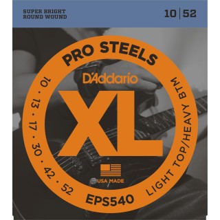 D'addario - EPS540 LIGHT TOP/HEAVY BOTTOM [10-52] - Electric Guitar String | Z-Bombilla