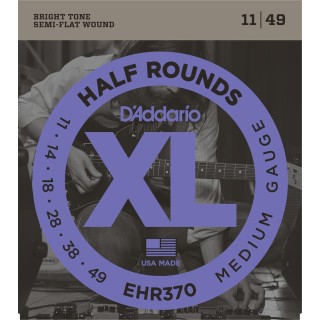 D'addario - EHR370 HALF ROUNDS MEDIUM [11-49] - Electric Guitar String | Z-Bombilla