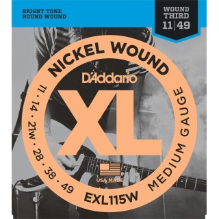 D'addario - EXL115W [11-49] - Electric Guitar String | Z-Bombilla