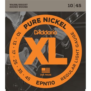 D'addario - EPN110 - PURE NICKEL BLUES/JAZZ ROCK [10-45] - Electric Guitar String | Z-Bombilla