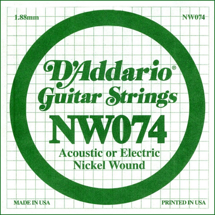 D'addario - NW074 - Electric Guitar String | Z-Bombilla
