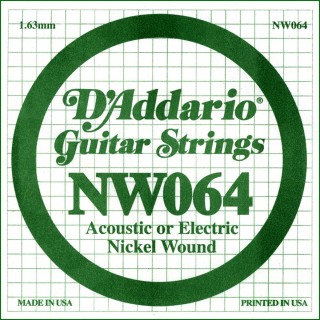 D'addario - NW064 - Electric Guitar String | Z-Bombilla