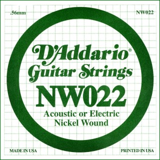 D'addario - NW022 - Electric Guitar String | Z-Bombilla