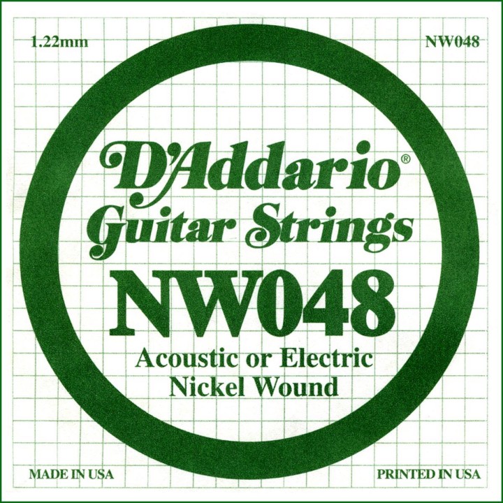 D'addario - NW048 - Electric Guitar String | Z-Bombilla