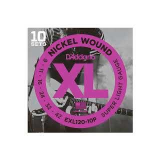 D'addario - EXL 120-10P - Electric Guitar String | Z-Bombilla