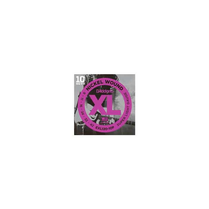 D'addario - EXL 120-10P - Electric Guitar String | Z-Bombilla