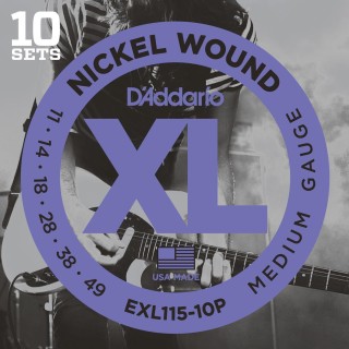 D'addario - EXL115-10P - Electric Guitar String | Z-Bombilla