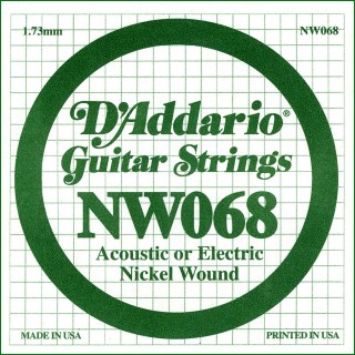 D'addario - NW068 - Electric Guitar String | Z-Bombilla