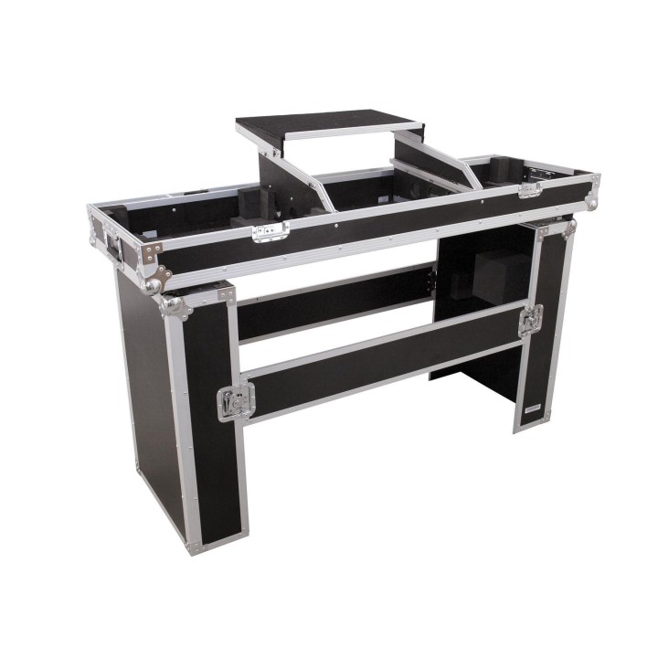 Roadinger - Console Road Table 2xTT with Laptop Tray - Rack Contrôleur DJ | Z-Bombilla
