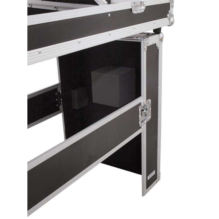 Roadinger - Console Road Table 2xTT with Laptop Tray - Rack Contrôleur DJ | Z-Bombilla