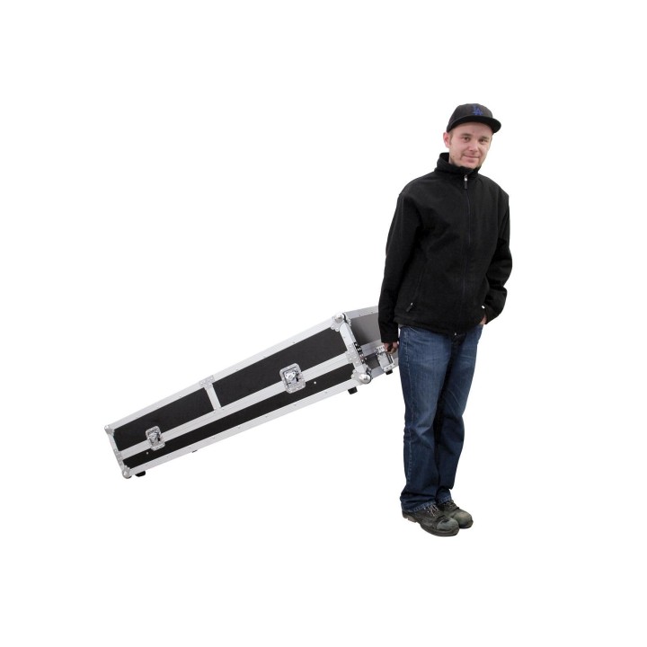 Roadinger - Console Road Table 2xTT with Laptop Tray - Rack Contrôleur DJ | Z-Bombilla