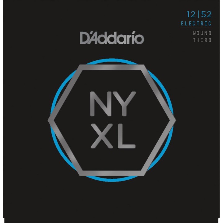 D'addario - NYXL1252W ELECTRIC WOUND THIRD [12-52] - Electric Guitar String | Z-Bombilla