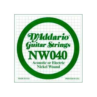 D'addario - NW040 - Electric Guitar String | Z-Bombilla