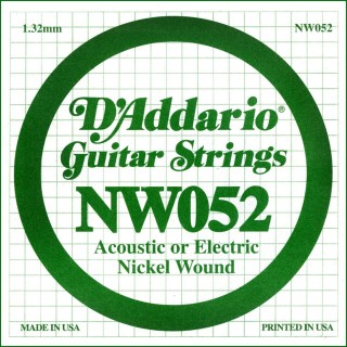 D'addario - NW052 - Electric Guitar String | Z-Bombilla