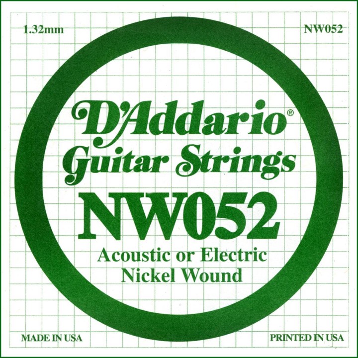 D'addario - NW052 - Electric Guitar String | Z-Bombilla