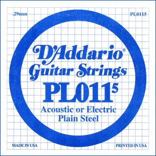 D'addario - PL0115 - Electric Guitar String | Z-Bombilla