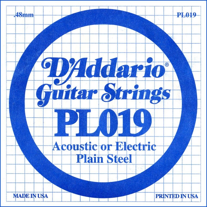 D'addario - PL019 - Electric Guitar String | Z-Bombilla