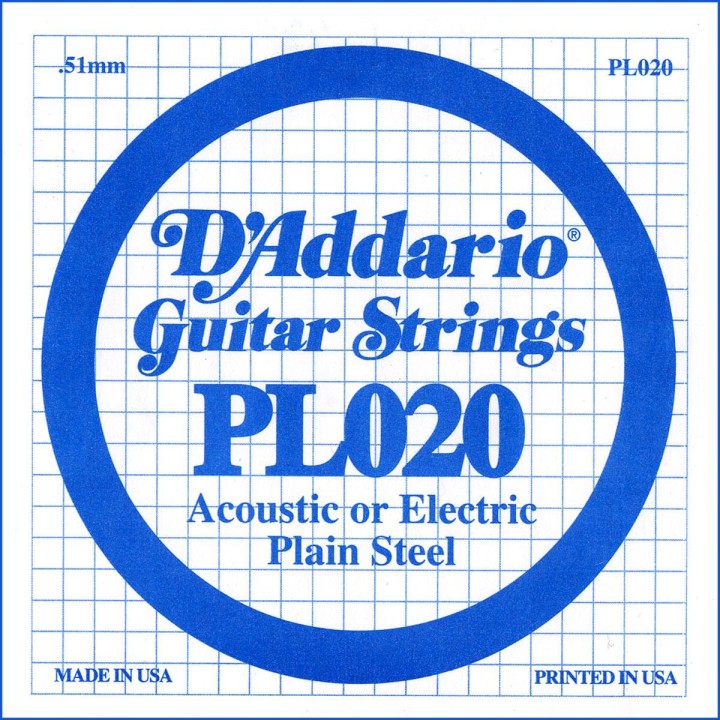 D'addario - PL020 - Electric Guitar String | Z-Bombilla