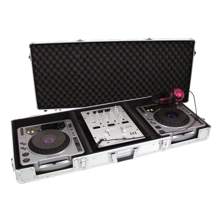 Roadinger - Universal Console DIGI-2 2xCD/1xM-12 bk - Digital DJ Case | Z-Bombilla