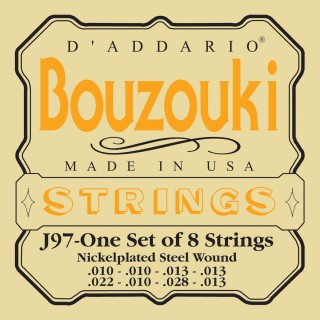 D'addario - EJ97 GREEK BOUZOUKI, 8-STRING, NICKEL WOUND - Other Instruments | Z-Bombilla