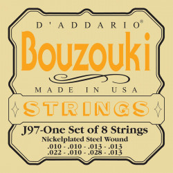 D'addario - EJ97 GREEK BOUZOUKI, 8-STRING, NICKEL WOUND 1