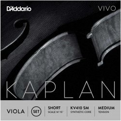 Dáddario Orchestral - KV410 SM JUEGO DE VIOLA ESCALA CORTA TENSIÓN MEDIA 1