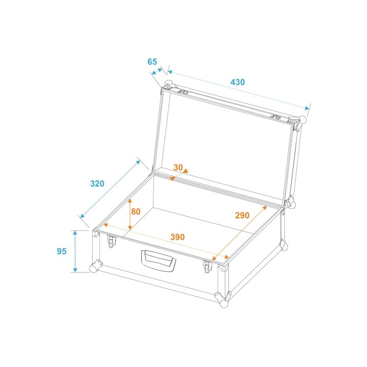 Roadinger - Universal Divider Case Pick 42x32x14cm - Diversos Racks | Z-Bombilla