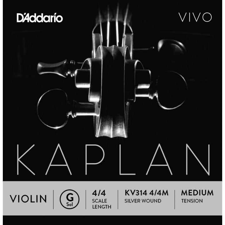 Dáddario Orchestral - KV314 4/4M KAPLAN VIVO - SOL - corde di violino | Z-Bombilla