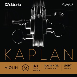 Dáddario Orchestral - KA314 4/4L KAPLAN AMO - SOL - Cordes de Violin | Z-Bombilla