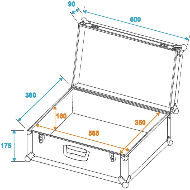 Roadinger - Universal Case Tour Pro alu - Diversos Racks | Z-Bombilla