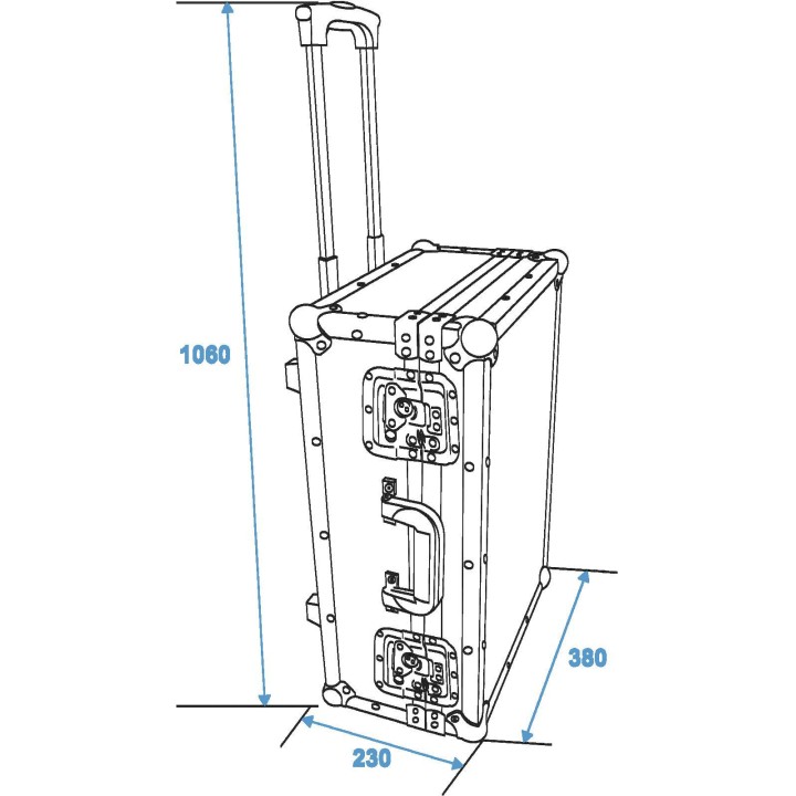 Roadinger - Universal Case with Trolley - Diversos Racks | Z-Bombilla
