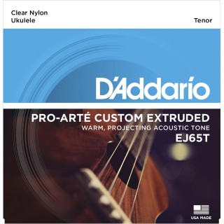 D'addario - EJ65T PRO-ARTÉ CUSTOM EXTRUDED NYLON UKULELE STRINGS, TENOR - corde ukulélé | Z-Bombilla