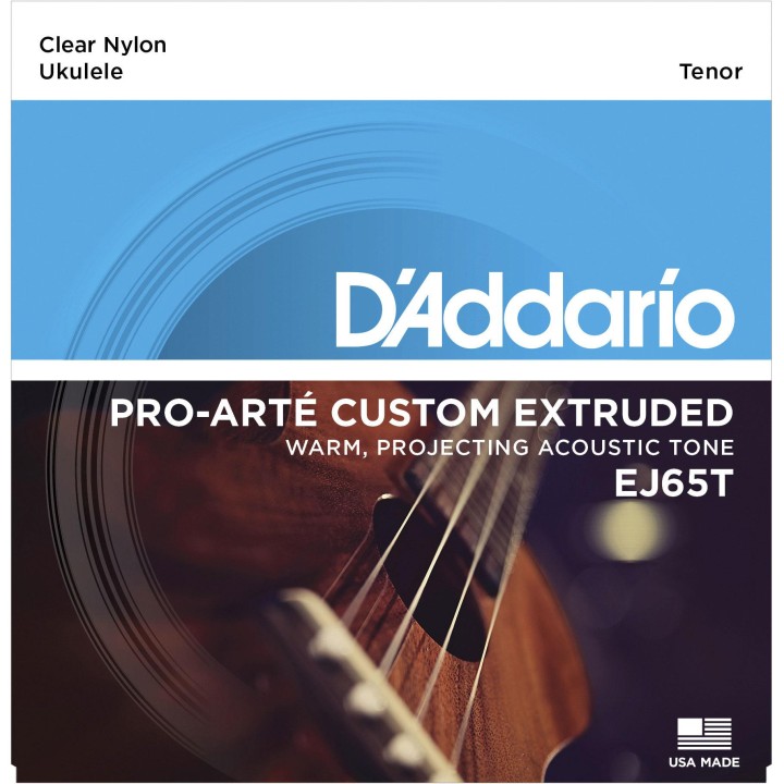 D'addario - EJ65T PRO-ARTÉ CUSTOM EXTRUDED NYLON UKULELE STRINGS, TENOR - corda ukelele | Z-Bombilla