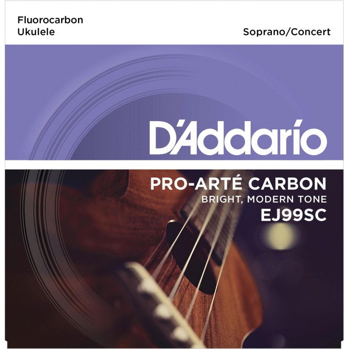 D'addario - EJ99SC PRO-ARTÉ CARBON UKULELE, SOPRANO / CONCERT - corde ukulélé | Z-Bombilla