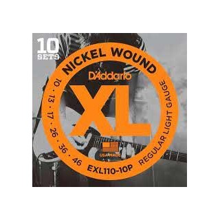 D'addario - EXL110-10P - Electric Guitar String | Z-Bombilla