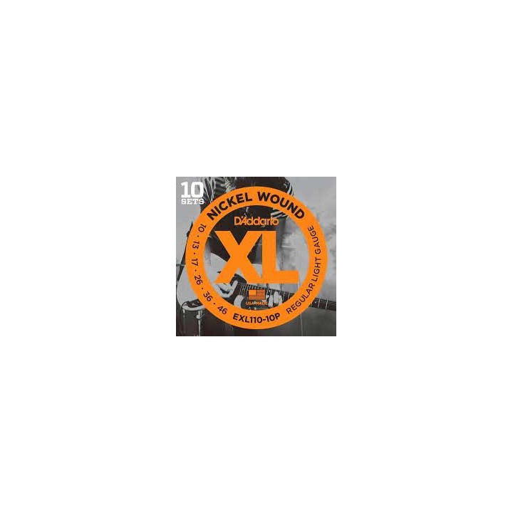 D'addario - EXL110-10P - Electric Guitar String | Z-Bombilla