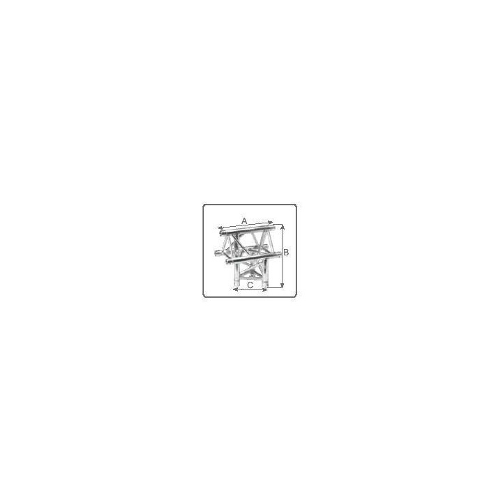 Work - wtx-29/t3f - 3 Points Aluminium Truss 29 x 29 cm | Z-Bombilla