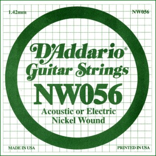 D'addario - NW056 - Electric Guitar String | Z-Bombilla