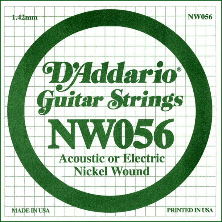 D'addario - NW056 - Electric Guitar String | Z-Bombilla