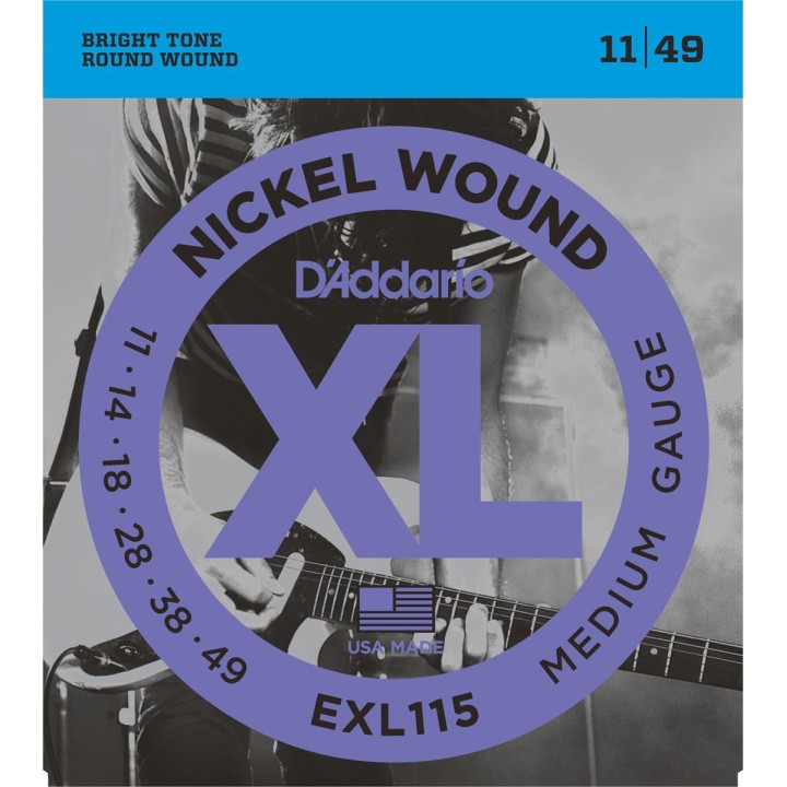 D'addario - EXL115 - XL BLUES/JAZZ ROCK [11-49] - Electric Guitar String | Z-Bombilla