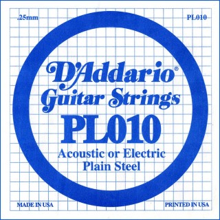 D'addario - PL010 - Electric Guitar String | Z-Bombilla