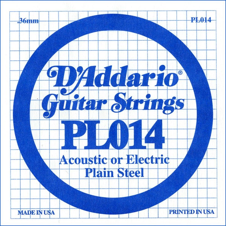 D'addario - PL014 - Electric Guitar String | Z-Bombilla