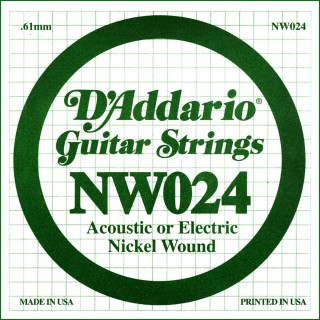 D'addario - NW024 - Electric Guitar String | Z-Bombilla
