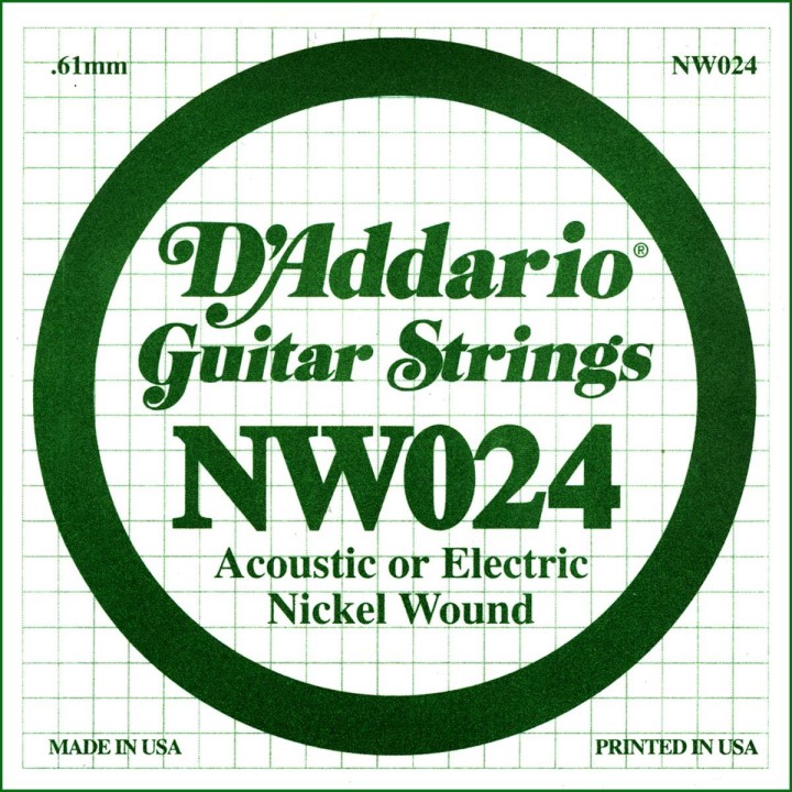 D'addario - NW024 - Electric Guitar String | Z-Bombilla